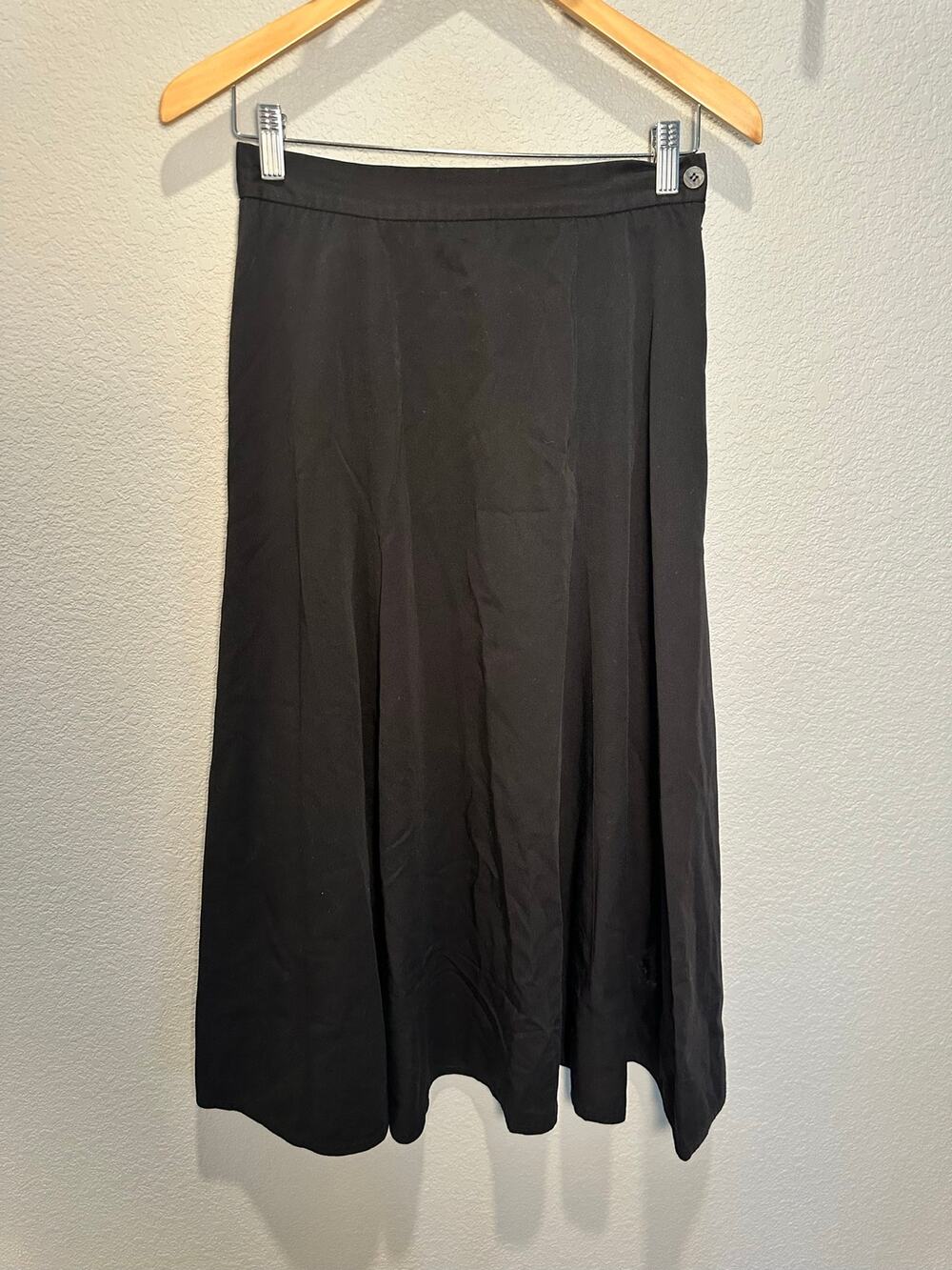Vintage 80s/90s Liz Claiborne Twill Midi Skirt Size 10